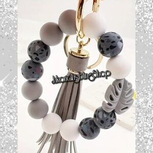 Beaded Wrislet Keychain